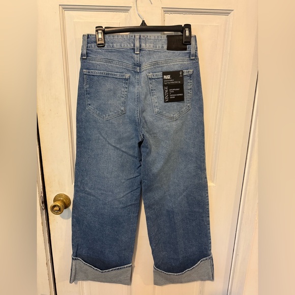 PAIGE Sasha Ankle Wide Leg Jean size 27 new with tags. - Picture 3 of 7